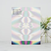Regenboogspiegels Briefhoofd Sjabloon (Staand voorkant)