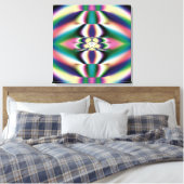 Regenboogspiegels Canvas Afdruk (Insitu (Slaapkamer))