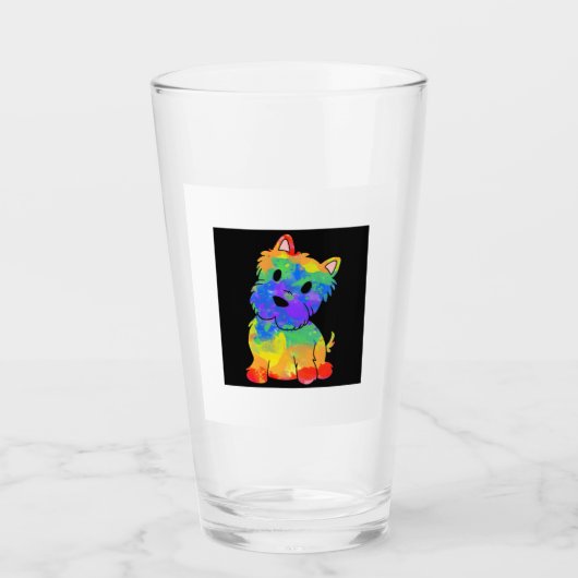 regenboogspier glas (Voorkant)