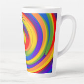 regenboogspin latte mok (Rechts)