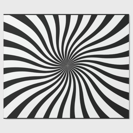 Regenboogspiraal Cadeaupapier (Vlak)