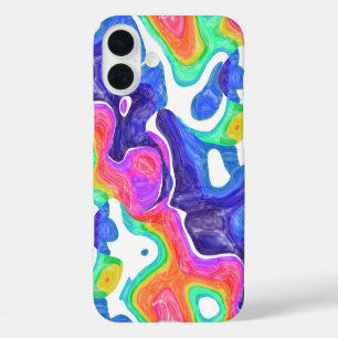 Regenboogspiraal iPhone 16 Plus Hoesje
