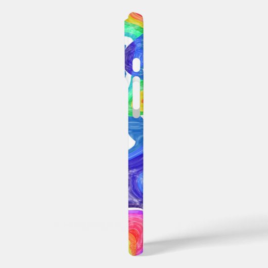 Regenboogspiraal Case-Mate iPhone Case (Achterkant / Links)