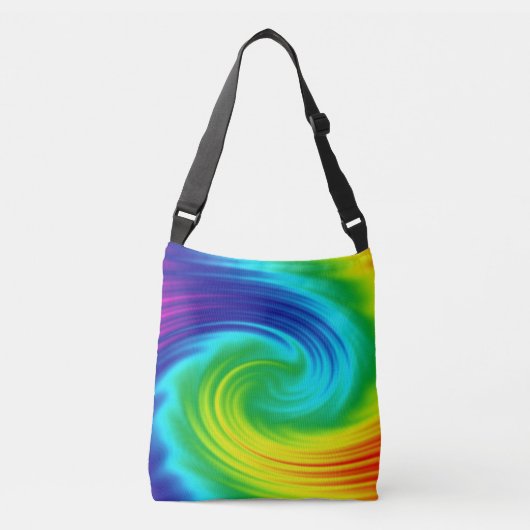 Regenboogspiraal Crossbody Tas (Voorkant)