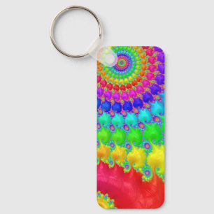 Regenboogspiraal - Sleutelhanger
