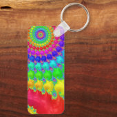 Regenboogspiraal - Sleutelhanger (Achterkant)