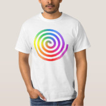 Regenboogspiraal T-Shirt