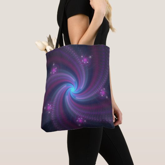 regenboogspiralen tote bag (Dichtbij)