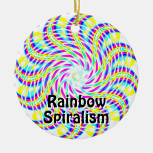 regenboogspiritisme keramisch ornament