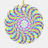 regenboogspiritisme keramisch ornament (Achterkant)