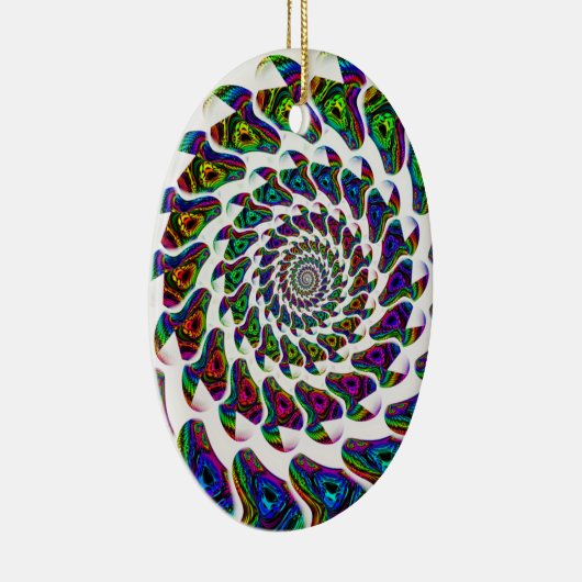 "Regenboogspiritisme" Keramisch Ornament (Rechts)