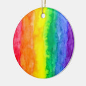 Regenboogspoelversiering Keramisch Ornament (Links)