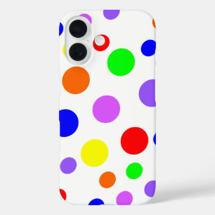 Regenboogspots iPhone 16 Hoesje