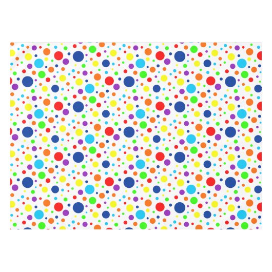 Regenboogspots Tablecloth Tafelkleed (Voorkant (Horizontaal))