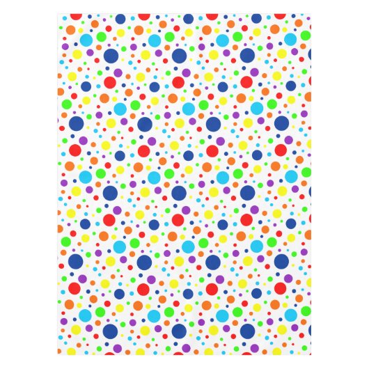 Regenboogspots Tablecloth Tafelkleed (Voorkant)