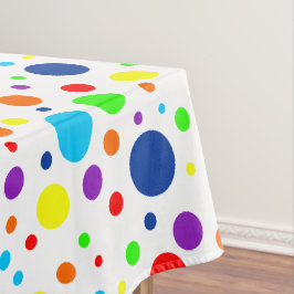 Regenboogspots Tablecloth Tafelkleed