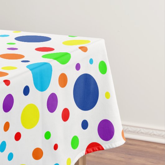 Regenboogspots Tablecloth Tafelkleed (Voorbeeld)