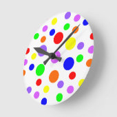 Regenboogspots wandklok (Hoek)