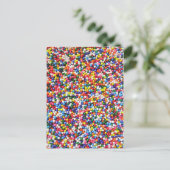 Regenboogsprinken Briefkaart (Staand voorkant)