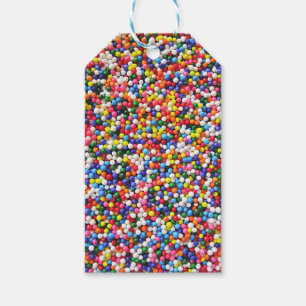 Regenboogsprinken Cadeaulabel