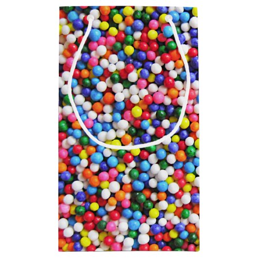 Regenboogsprinken Klein Cadeauzakje (Achterkant)