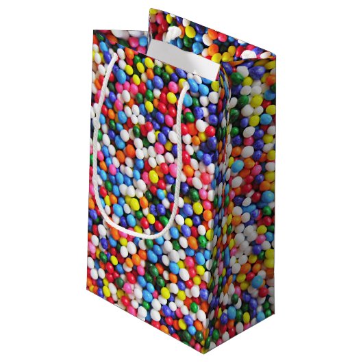 Regenboogsprinken Klein Cadeauzakje (Achterkant Gekanteld)