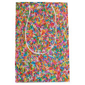 Regenboogsprinken Medium Cadeauzakje (Voorkant)