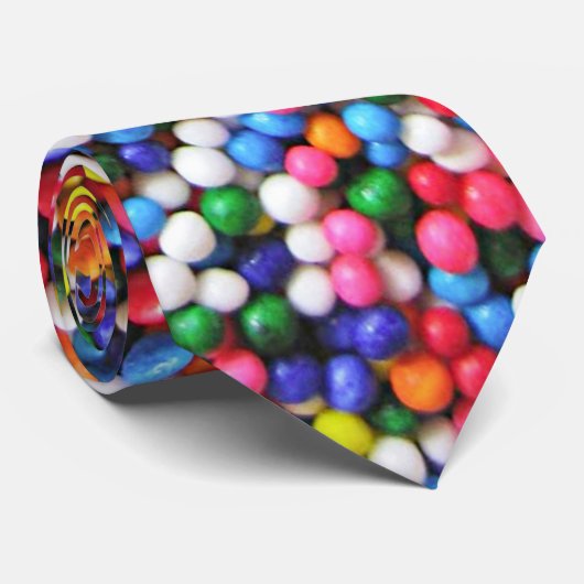 Regenboogsprinken Stropdas (Opgerold)