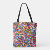 Regenboogsprinken Tote Bag (Achterkant)