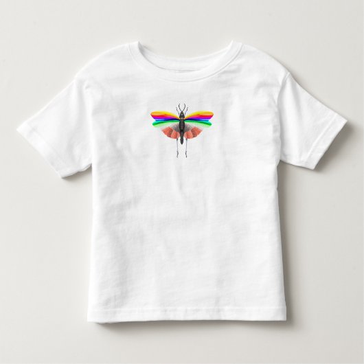 Regenboogsprinkhaan Kinder Shirts (Voorkant)