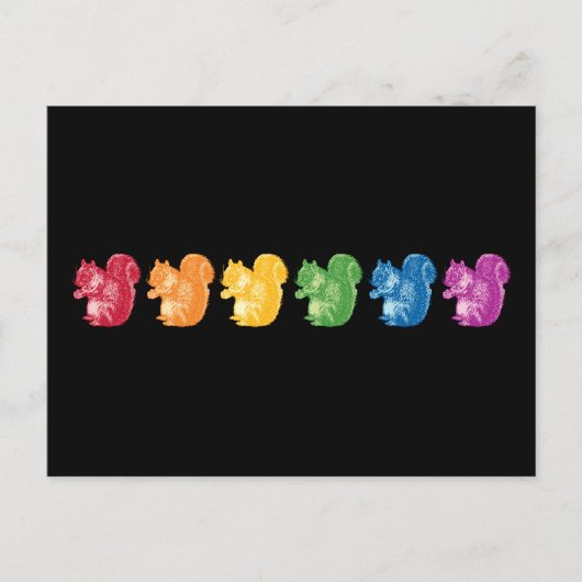 Regenboogspuiten Briefkaart (Voorkant)