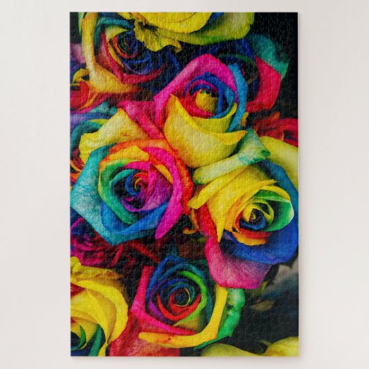 regenboogspuitje rozen legpuzzel (Verticaal)