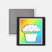 regenboogstaart magneet (Voorkant / Achterkant)