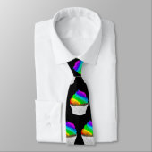 regenboogstaart stropdas (Gebonden)