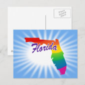 Regenboogstaat Florida Briefkaart (Voorkant / Achterkant)