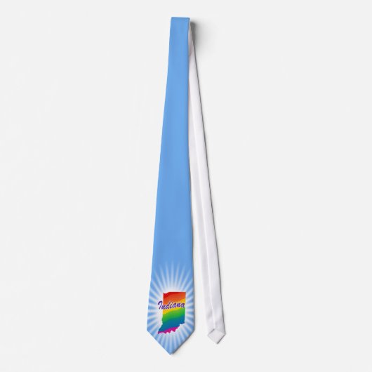 Regenboogstaat Indiana Stropdas (Voorkant)