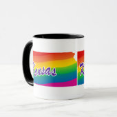 Regenboogstaat Kansas Mok (Voorkant links)