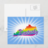 Regenboogstaat Kentucky Briefkaart (Voorkant / Achterkant)