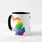 Regenboogstaat Michigan Mok (Voorkant links)