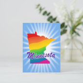 Regenboogstaat Minnesota Briefkaart (Staand voorkant)