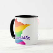 Regenboogstaat Minnesota Mok (Voorkant links)