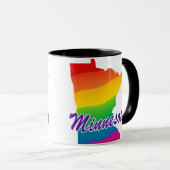 Regenboogstaat Minnesota Mok (Voorkant rechts)