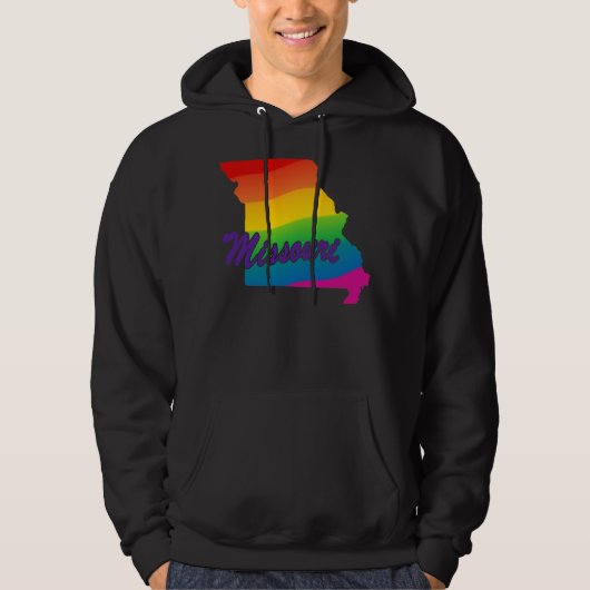 Regenboogstaat Missouri Hoodie (Voorkant)