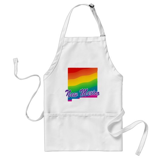 Regenboogstaat New Mexico Standaard Schort (Voorkant)