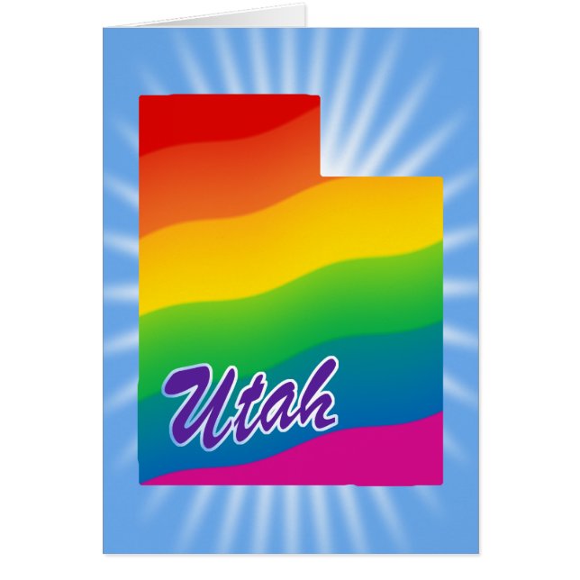 Regenboogstaat Utah (Voorkant)