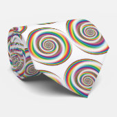 regenboogstalen stropdas (Opgerold)