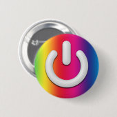 Regenboogstand-by Button - Verticaal (Voorkant /achterkant)