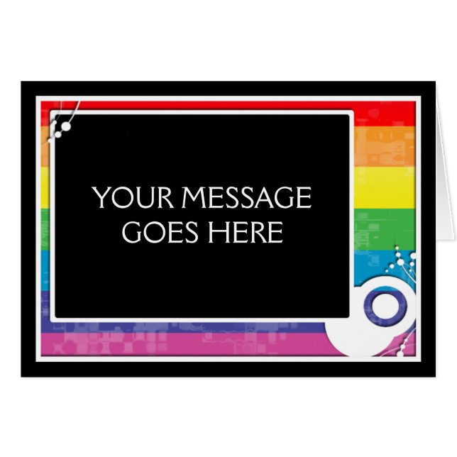 regenboogstang (Voorkant Horizontaal)