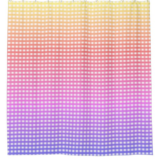 Regenboogstang Douchegordijn (Voorkant)