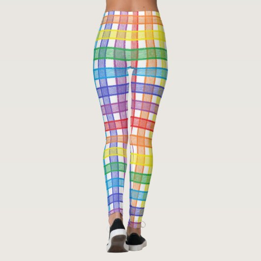 Regenboogstang Leggings (Achterkant)
